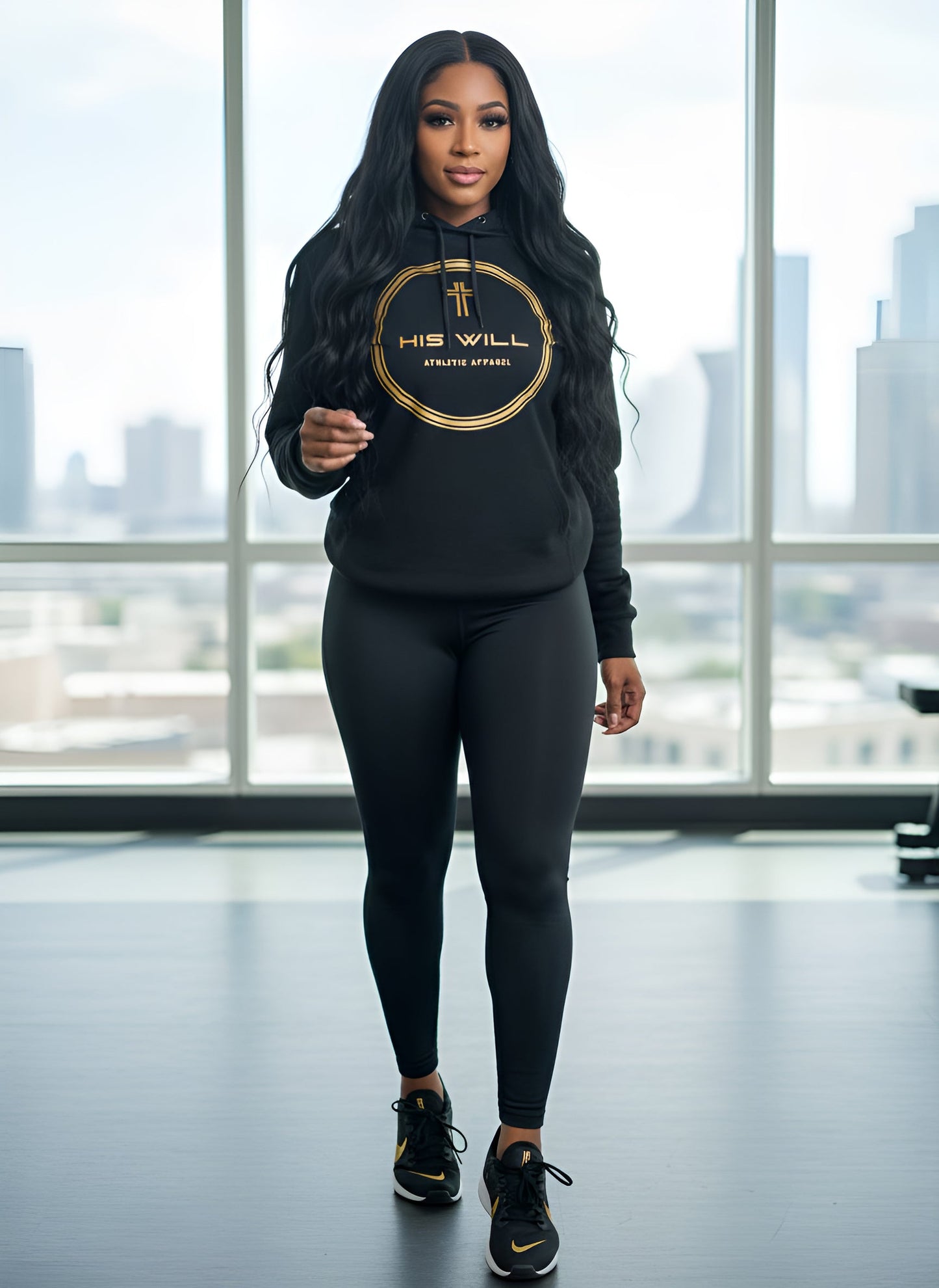 His Will Premium Vinyl Hoodie