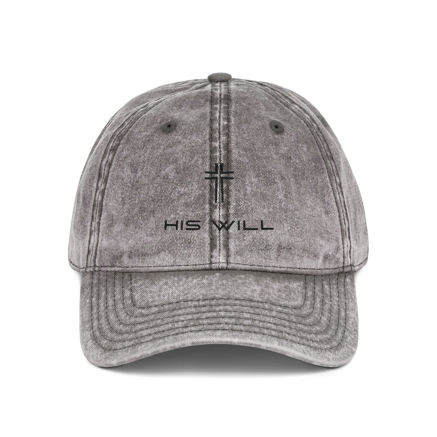 Vintage Embroidered Cap -His Will