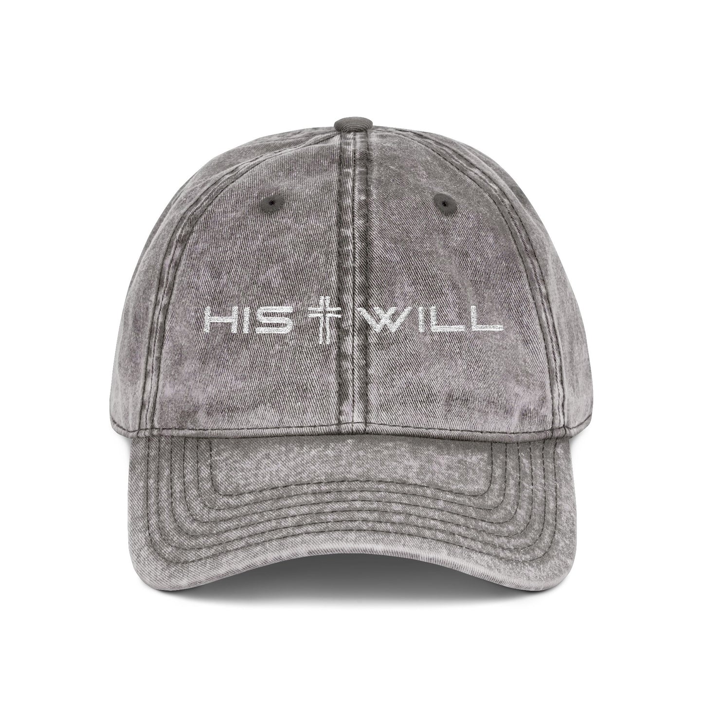 Vintage Embroidered Cap -His Will