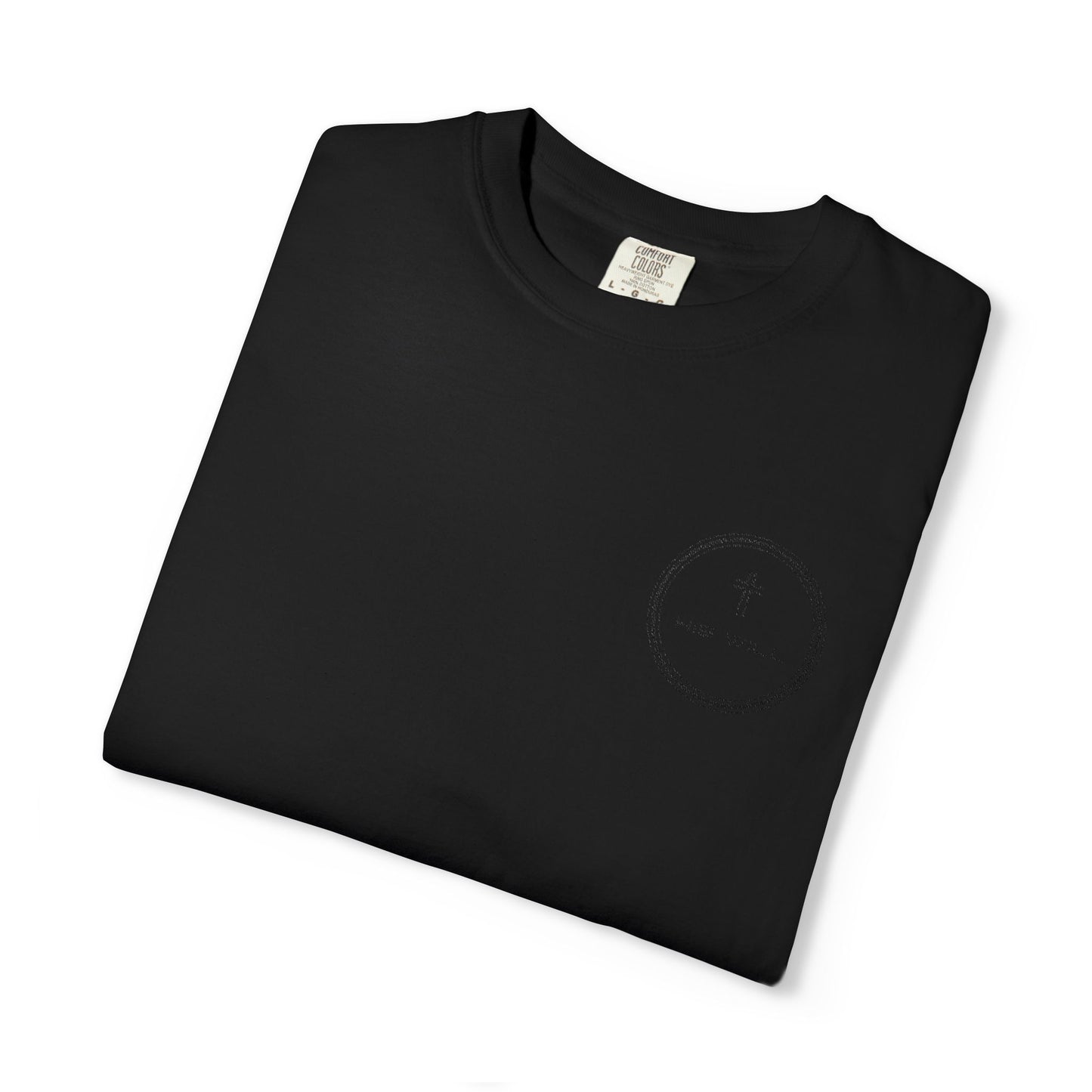 His Will Embroidered Garment-Dyed T-shirt