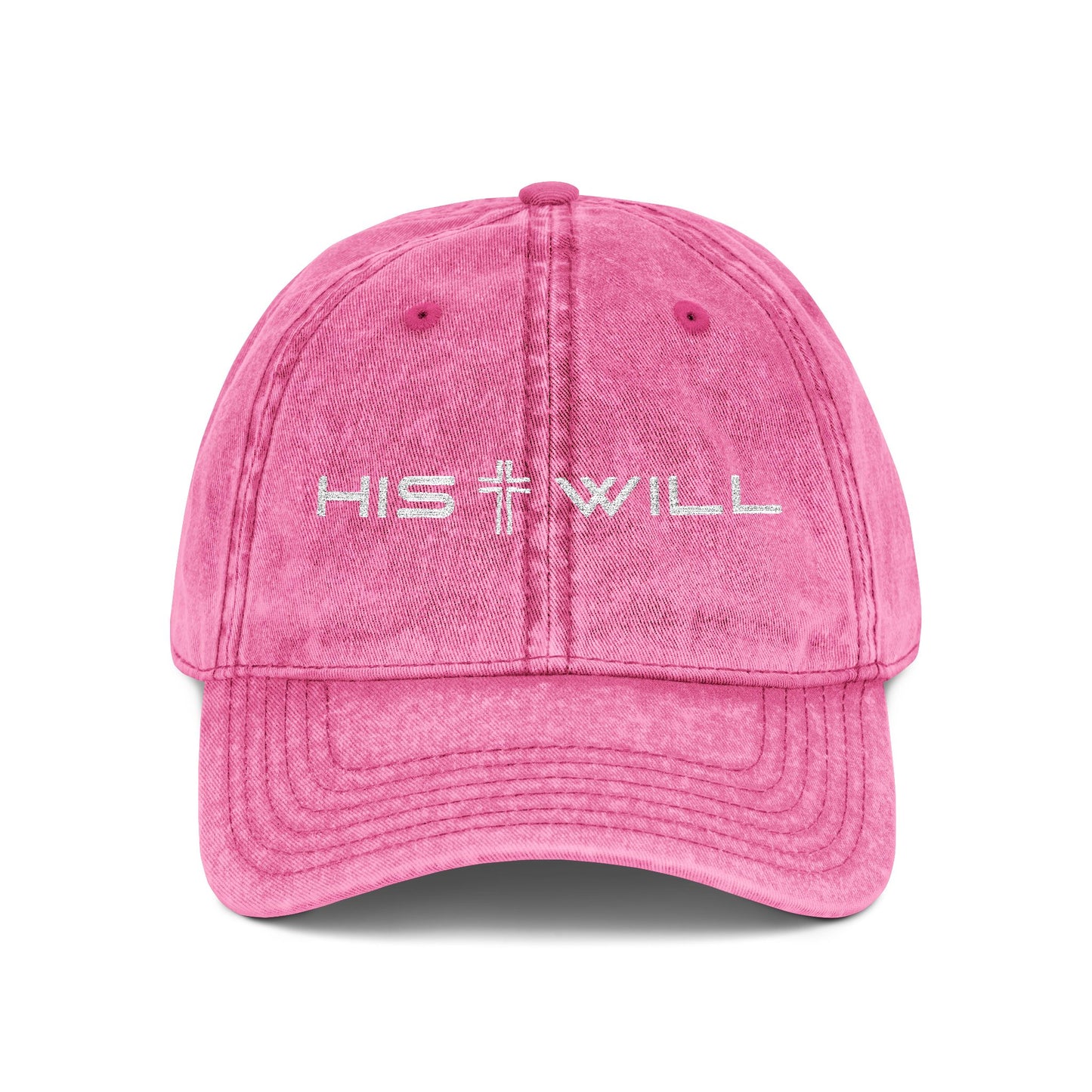 Vintage Embroidered Cap -His Will