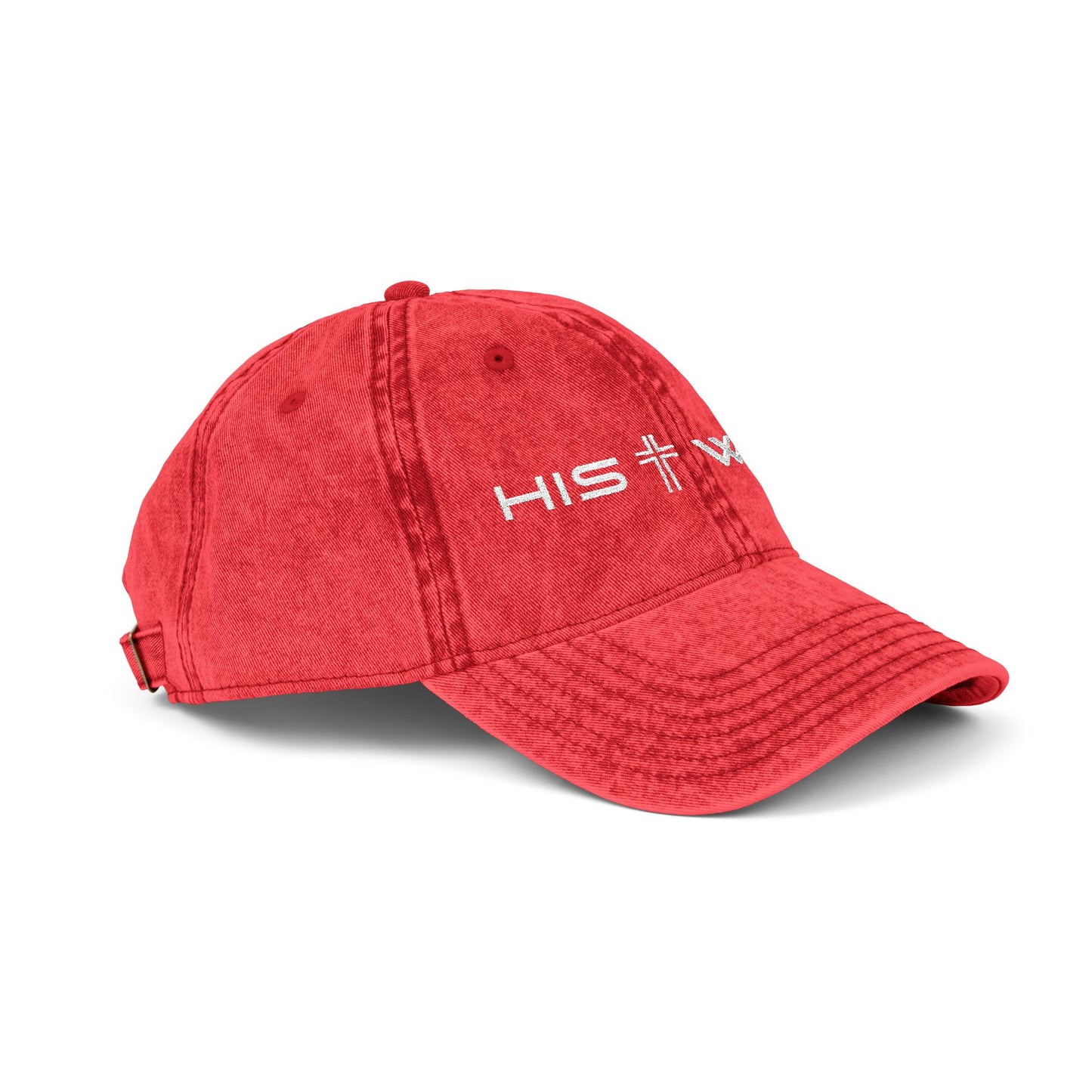 Vintage Embroidered Cap -His Will