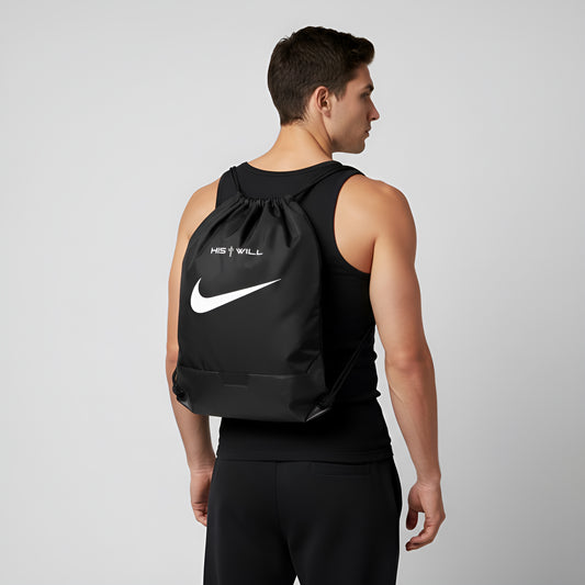 His Will Nike Drawstring Pack
