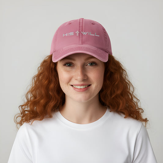 Vintage Embroidered Cap -His Will