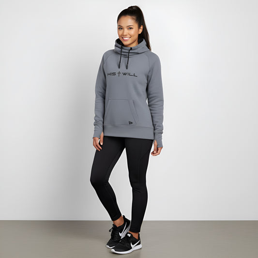 His Will™ True Navy Heather Hoodie