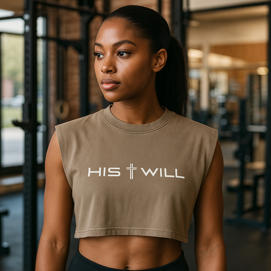 His Will™ Women’s Cropped Muscle Tee